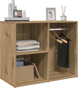 vidaXL Ντουλάπι ντύσιμο Artisan δρυς 80x40x65 cm Κατασκευασμένο ξύλο