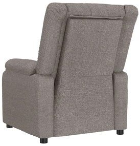vidaXL Πολυθρόνα με Ανύψωση Taupe Υφασμάτινη