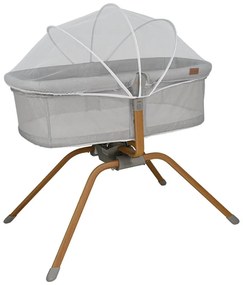 Λίκνο (0+ Μηνών/Έως 9kg) Bebe Stars Chic 2 In 1 Light Grey 843-182
