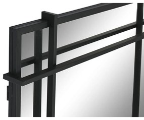 Τοίχο καθρέφτη Home ESPRIT Μαύρο Σύγχρονη 65 x 6 x 95 cm