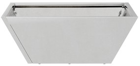 vidaXL Γλάστρα χάλυβα Γαλβανισμένος χάλυβας 40 x 40 x 15 cm