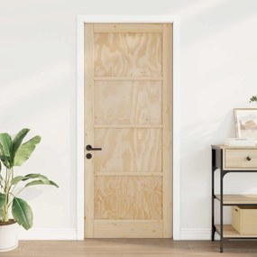 vidaXL Εσωτερική Πόρτα Φυσικό 86 x 211 cm Κόντρα πλακέ