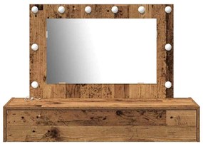 vidaXL Τραπέζι περιποίησης Καφέ 100 x 40 x 70 εκ. Επεξεργασμένο ξύλο