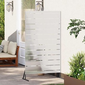 vidaXL Οθόνη Ιδιωτικότητας Γκρι 100 x 50 x 180 εκ. Ατσάλι