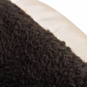 vidaXL Κρεβάτι Σκύλου Ζεστό με Επενδυμένο Μαξιλάρι L