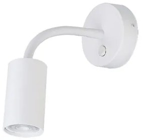 Απλίκα Φωτιστικό Τοίχου 1xGU10 Reading Light Εύκαμπτο Σποτ Eye Flex S Nowodvorski-9070-Λευκό 9070