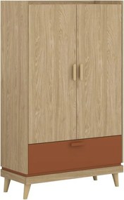 Ντουλάπα Andi δίφυλλη-Φυσικό