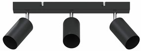 vidaXL Σποτ οροφής Μαύρο 38 x 5.5 x 16.5 εκ Ατσάλι