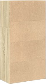 vidaXL Βιβλιοθήκη Sonoma Δρυς 60x30x114 εκ. από Επεξεργασμένο Ξύλο