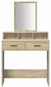 vidaXL Κομμό Υπνοδωματίου με συρτάρι Δρύς Sonoma 79 x 41 x 140 εκ.