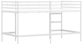 vidaXL Λευκό 90 x 200 cm