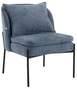 Armchair with Metal Legs 3059 Fylliana Light Blue 67x75x81 cm