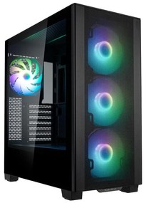 Phanteks PH-XT523P1_DBK01 Pro Ultra Gaming Midi Tower Κουτί Υπολογιστή με Πλαϊνό Παράθυρο, Μαύρο