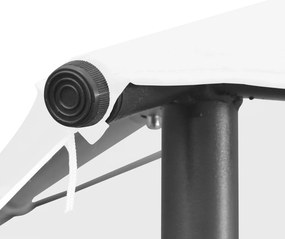 vidaXL Κιόσκι Λευκό 3 x 3 x 2,9 μ. 180 γρ./μ²