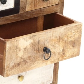 vidaXL Συρταριέρα 45x30x105 εκ. από Μασίφ Ανακυκλωμένο Ξύλο