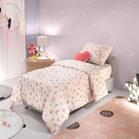 Παπλωματοθήκη Παιδική Enjoy (Σετ 2τμχ) Pinky Saint Clair Μονό 165x225cm 100% Cotton