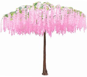 Τεχνητό Δέντρο Γλυσίνια 5480-6 370x290cm Pink Supergreens Fiberglass