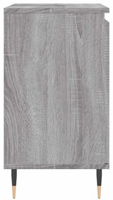 vidaXL Ντουλάπι Μπάνιου Γκρι Sonoma 58 x 33 x 60 εκ. από Επεξεργ. Ξύλο