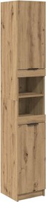 vidaXL Σετ Ντουλαπιών Μπάνιου 3 τεμ. Artisan Oak Επεξεργασμένο Ξύλο