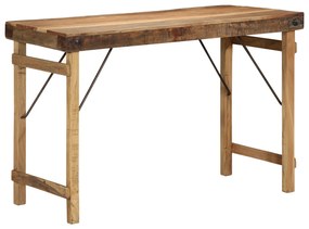 vidaXL Τραπέζι φαγητού 110x55x76 εκ. από μασίφ ανακυκλωμένο ξύλο