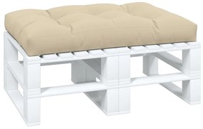 vidaXL Μαξιλάρι Παλέτας Μπεζ 120 x 80 x 12 εκ. Υφασμάτινο