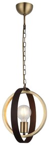 Φωτιστικό Οροφής Tado 341LCA1150 28x76cm 1xE27 40W Brown-Gold Opviq