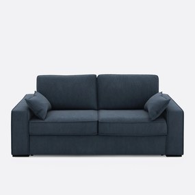 Καναπές-κρεβάτι με βελούδινο κοτλέ ύφασμα, Cecilia