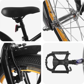 vidaXL Παιδικό Ποδήλατο 18 ίντσες για 5-7 ετών Μαύρο