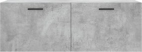vidaXL Ντουλάπι Τοίχου Γκρι Σκυρ. 100x36,5x35 εκ. Επεξεργασμένο Ξύλο
