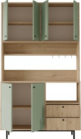 Ντουλάπι Δρυς / Πράσινο NAEFLEN 120x35.5x205