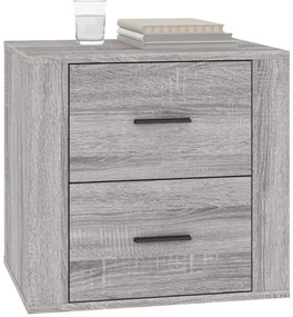 vidaXL Κομοδίνο Γκρι Sonoma 50x39x47 εκ.