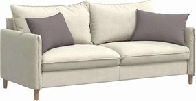 vidaXL Μαξιλάρι Καναπέ 2 pcs ύφασμα Taupe 60 x 40 cm