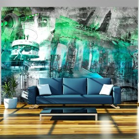 Φωτοταπετσαρία - Berlin - collage (green) 250x175