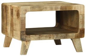 vidaXL Τραπέζι καφέ 50x50x35 εκ. Μασίφ ξύλο μάνγκο
