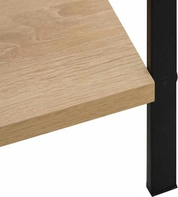 vidaXL Ραφιέρα 5 Επιπέδων Δρυς 60x27,6x158,5 εκ. Επεξεργασμένο Ξύλο