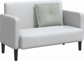 vidaXL Μαξιλάρι Πλάτης Ανοιχτό γκρι 60 x 50 x 19 cm