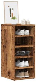 Παπουτσοθήκη Παλιό Ξύλο 32 x 35 x 70 εκ. από Μοριοσανίδα