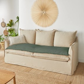 Βαμβακερό στρώμα καναπέ με ψαθωτή ύφανση, Panama