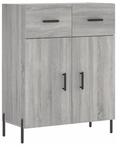 vidaXL Ντουλάπι Γκρι Sonoma 69,5 x 34 x 90 εκ. από Επεξεργασμένο Ξύλο