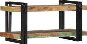 vidaXL Ράφι τοίχου Πολύχρωμο μασίφ ξύλο αναγεννημένο
