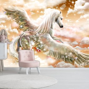 Φωτοταπετσαρία - Pegasus (Orange) 150x105