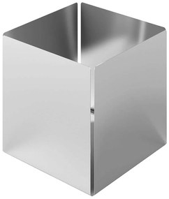 Θήκη Οργάνωσης Κύβος 118-001 13x13x13cm Silver Pam&Co Stainless Steel