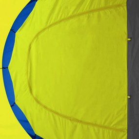 vidaXL Σκηνή Camping 9 Ατόμων Μπλε / Κίτρινο Υφασμάτινη