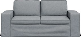 vidaXL Καναπές Ανοιχτό γκρι