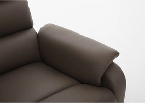 Πολυθρόνα Ανακλινόμενη ArteLibre TALITHA Καφέ PU 79x97x101cm