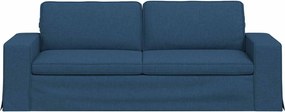 vidaXL Καναπές Μπλε 222 x 80 x 82 εκ ύφασμα