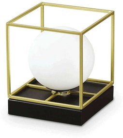 Φωτιστικό Επιτραπέζιο Lingotto 259222 12x15x12cm 1xG9 28W Gold-Black Ideal Lux