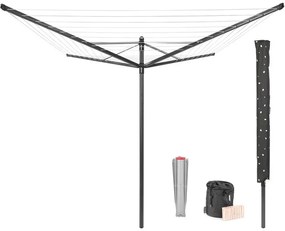 Brabantia 1003467 Πτυσσόμενη Απλώστρα Δαπέδου Lift-O-Matic 50m Anthraci