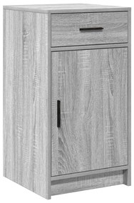 vidaXL Τραπέζι περιποίησης με συρτάρι 2 pcs Γκρι 40 x 41 x 75 εκ