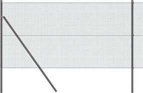 vidaXL Στύλος Περιφράξεων Γκρι 10 x 1,2 μ (16 x 16 mm πλέγμα)